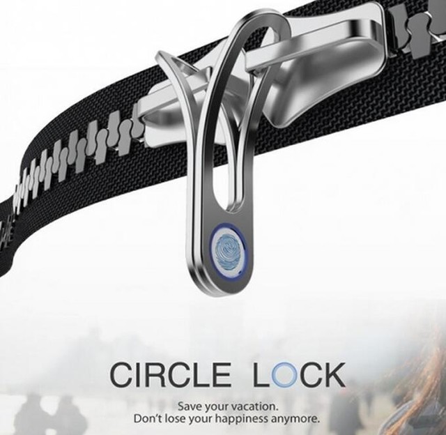 背包拉鏈衛士 指紋防盜拉鏈讓出行更安全_家電新聞-中關村在線