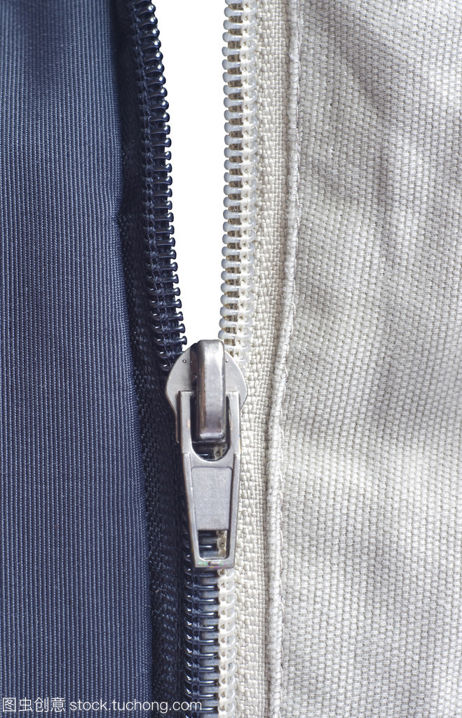 打開的拉鏈